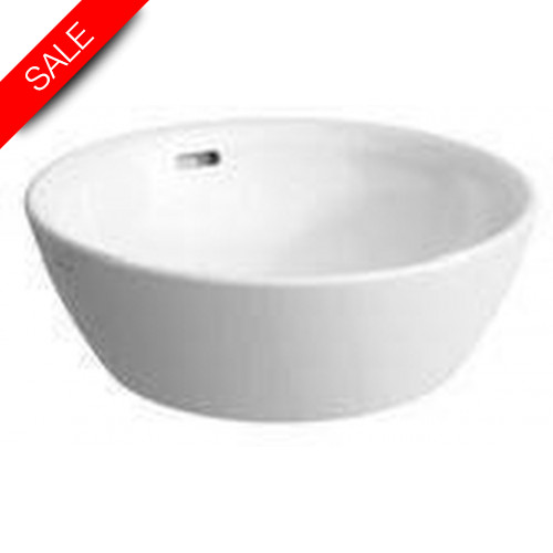 Pro Round Basin Without Tap Ledge, 420 x 420mm 0TH