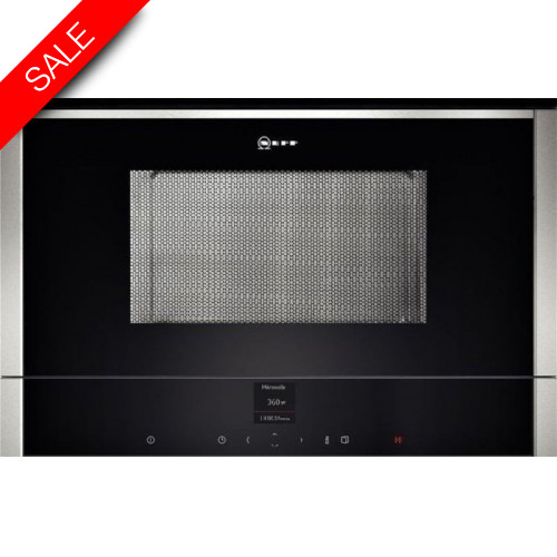 Neff - N70 Compact Microwave Oven 900W, 21L, RH Hinged