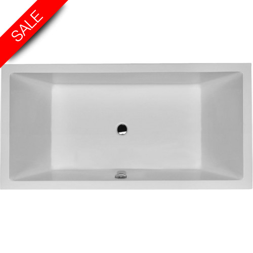 Starck Bathtub 1800x900mm Built-In With 2 Slopes
