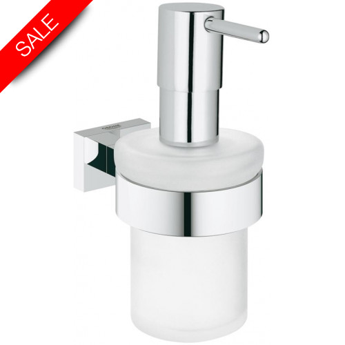 Grohe - Bathrooms - Essentials Cube Soap Dispenser With Holder