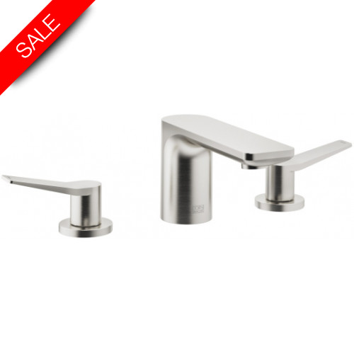 Lissé Three Hole Basin Mixer With Pop-Up Waste