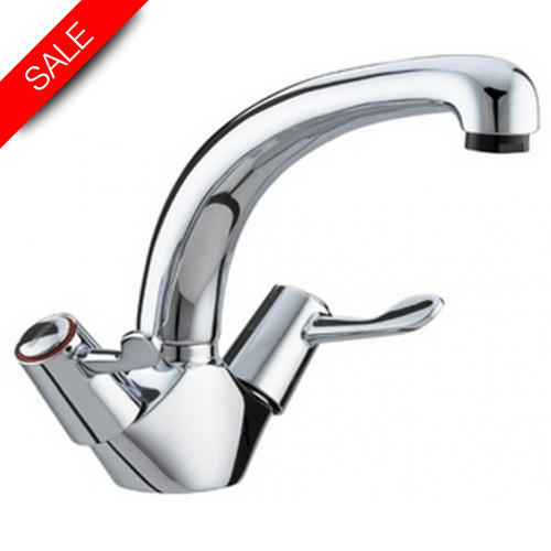 Just Taps - Astra Sink Mixer Dual Flow, Swivel Spout, 3'' Lever Handle