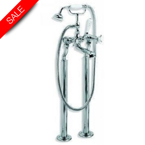 Lefroy Brooks - Classic Bath Shower Mixer With Standpipes