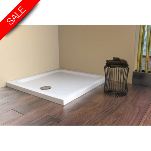 Matki - Fineline 60 Raised Shower Tray 2 Upstands 1500 x 800mm LH