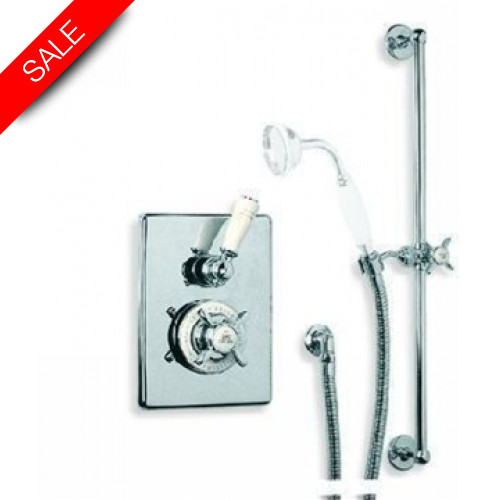 Lefroy Brooks - Godolphin Concealed Thermostatic Valve With Slide Rail Kit
