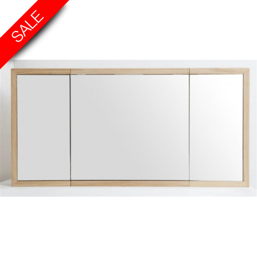 Finwood Designs - Bathroom Cabinet Tryptique 80x6x50cm