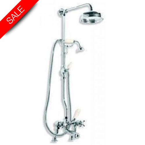 Lefroy Brooks - Connaught Deck Mounted Bath Shower Mixer
