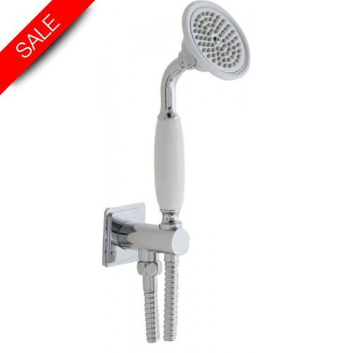 Just Taps - Grosvenor Wall Outlet With Hand Shower & Hose