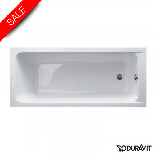 Duravit - Bathrooms - D-Code Bathtub 1600x700mm Outlet In Foot Area