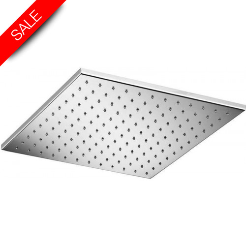 Drum Shower Head 200mm Square ABS