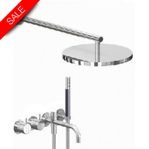 1 Handle Build-In Mixer With Ceramic Disc Tech & Diverter
