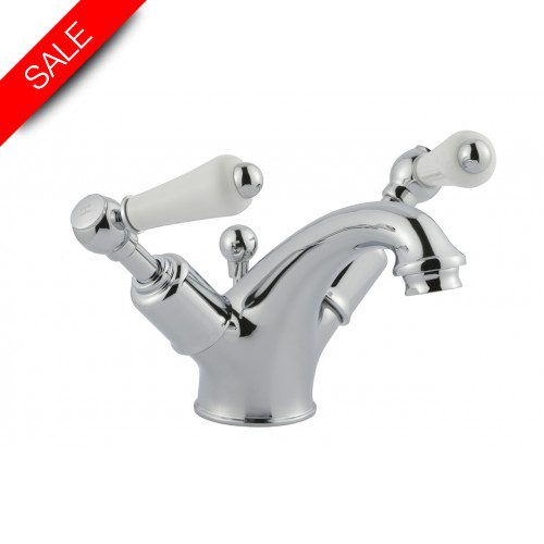 Grosvenor Lever Basin Mixer With Pop Up Waste