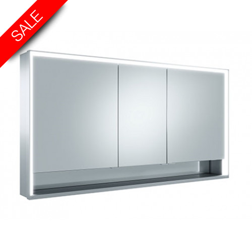 Keuco - Royal Lumos GB Mirror Cabinet 3 Door 1400 x 735x165mm