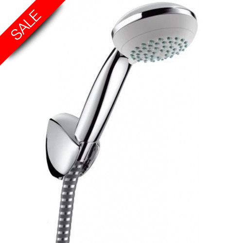 Hansgrohe - Bathrooms - Crometta 85 Shower Holder Set Vario With Shower Hose 125cm