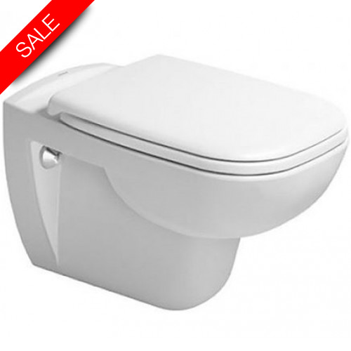 Duravit - Bathrooms - D-Code Toilet Wall-Mounted 545mm Rimless Washdown Model
