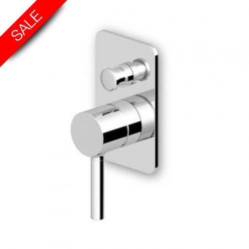 Pan Wall Mounted Bath/Shower Mixer With Diverter