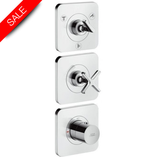 Hansgrohe - Bathrooms - Citterio E Thermostatic Module 380/120 Conc Inst 3 Functions