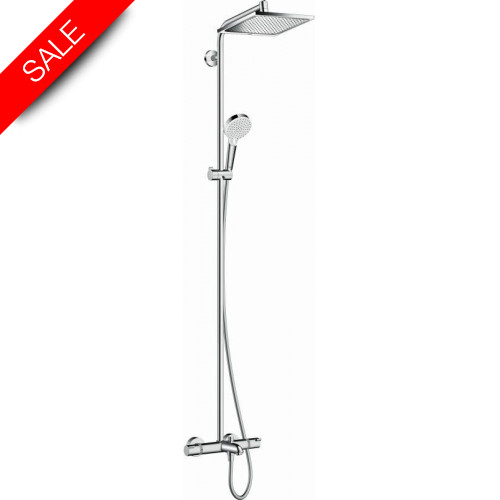 Hansgrohe - Bathrooms - Crometta E Showerpipe 240 1Jet With Bath Thermostat