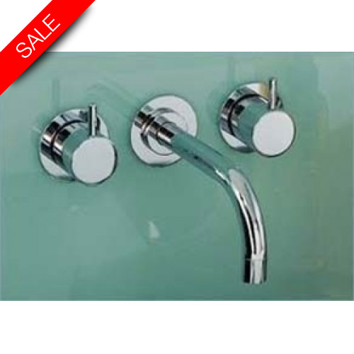 2 Handle Build-In Mixer With 1/4 Turn Ceramic Disc Tech