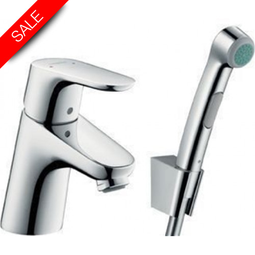 Hansgrohe - Bathrooms - Focus Single Lever Basin Mixer 70 With Bidette Hand Shower