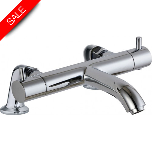 Just Taps - Florence Deck Mounted Thermostatic Bath Filler