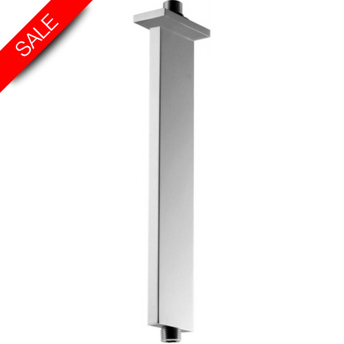 Just Taps - Rectangle Ceiling Shower Arm 300mm
