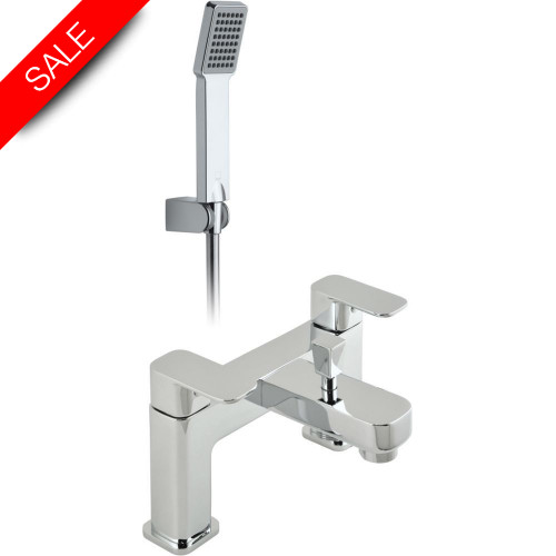 Phase 2 Hole Bath Shower Mixer Single Lever Deck Mounted