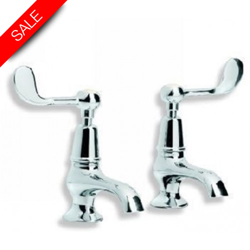 Lefroy Brooks - Connaught Lever Basin Pillar Taps