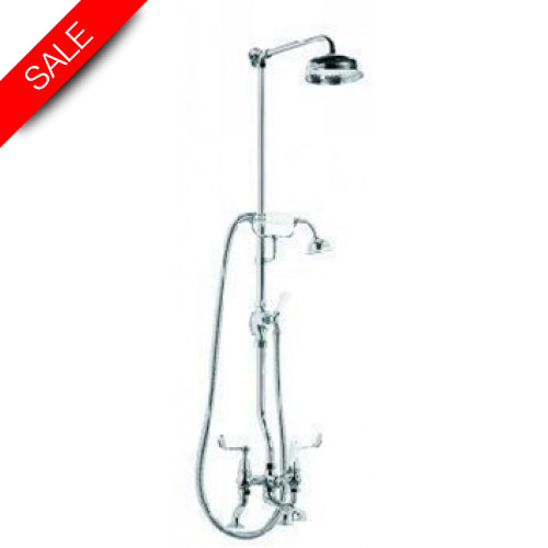 Lefroy Brooks - Connaught Lever Deck Mounted Bath Shower Mixer