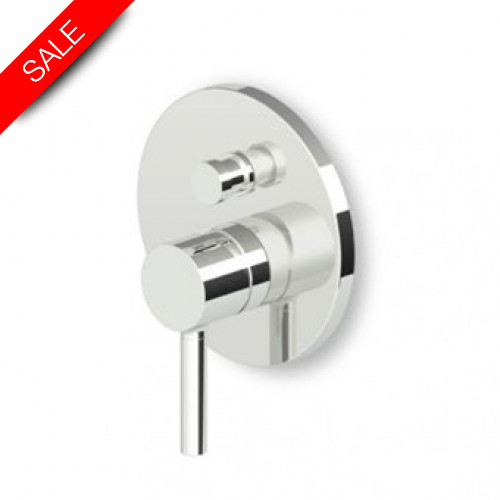 Pan Wall Mounted Bath/Shower Mixer With Diverter