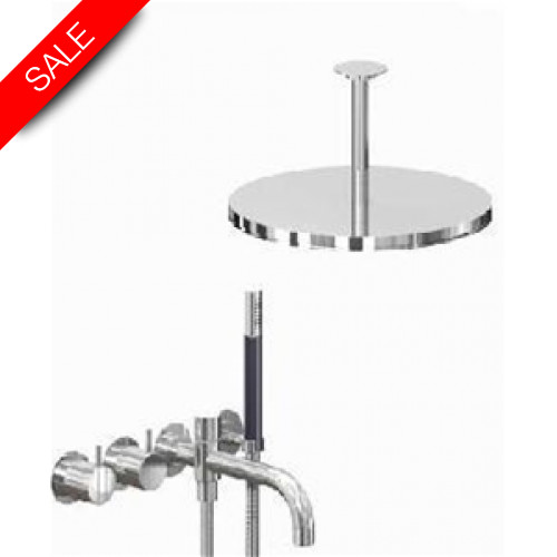 1 Handle Build-In Mixer With Ceramic Disc Tech & Diverter