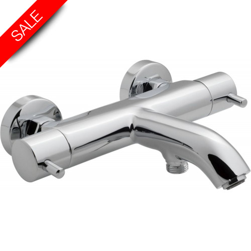Vado - Celsius Exposed Thermostatic Bath Shower Mixer Wall Mounted