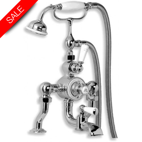 Lefroy Brooks - Godolphin Deck Mounted Themostatic Bath Shower Mixer