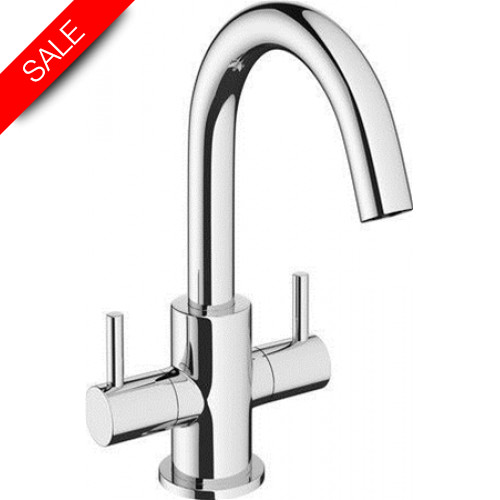 Crosswater - MPRO Basin Monobloc Mixer Without Pop Up Waste, Deck Mounted