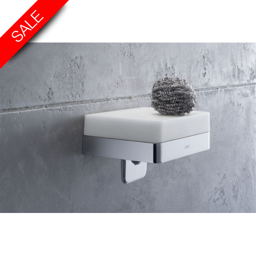 Hansgrohe - Bathrooms - Universal Accessories Liquid Soap Dispenser With Shelf
