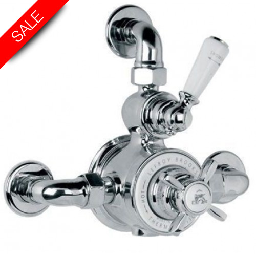 Lefroy Brooks - Godolphin Exposed Thermostatic Valve With Top Return