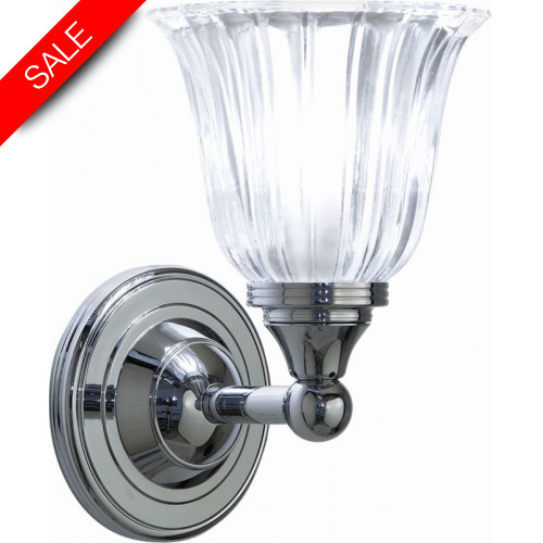Imperial Bathroom Co - Segovia Lamp With Glass Shade