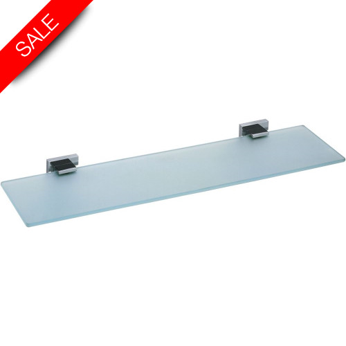 Vado - Level Frosted Glass Shelf 530mm (21'') Wall Mounted
