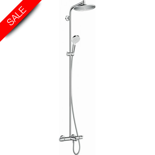 Hansgrohe - Bathrooms - Crometta S Showerpipe 240 1Jet With Bath Thermostat