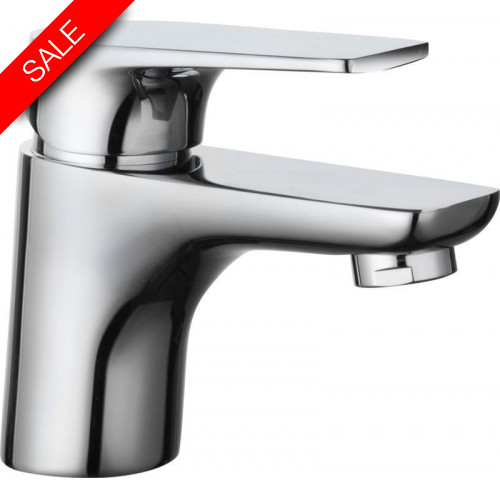 Just Taps - Flite Mini Single Lever Basin Mixer Without Pop Up Waste
