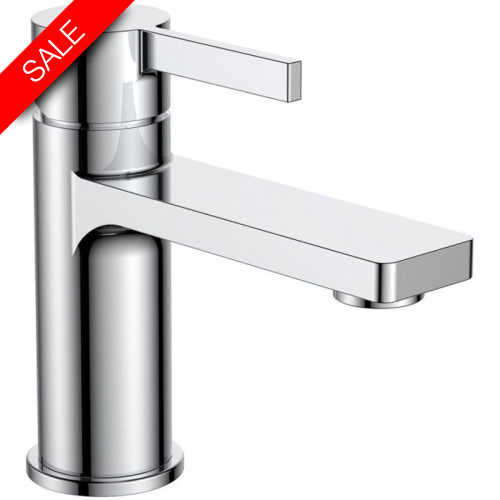 Just Taps - Hugo Single Lever Mini Basin Mixer Without Pop Up Waste