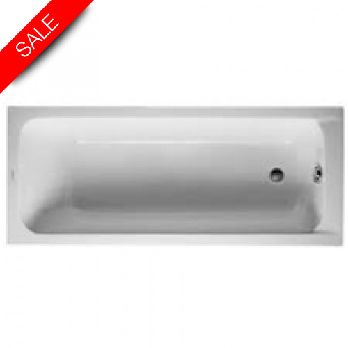 D-Code Bathtub 1700x700mm Outlet In Foot Area