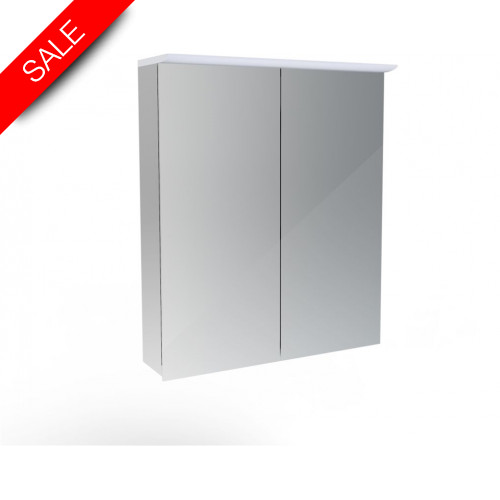 Saneux - Glacier+ 2 Door Cabinet (Reversible) H714 x W600 x D135mm