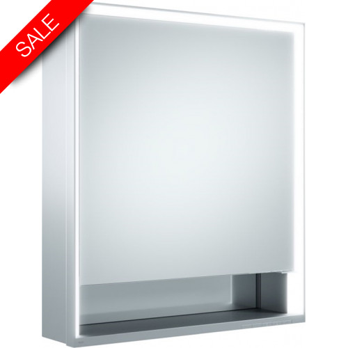 Keuco - Royal Lumos GB Mirror Cabinet 1 Door, LH Hinge 650x735x165mm