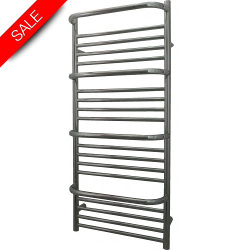 JIS - Findon Cylindrical Electric Flat Front Towel Rail 1210x540mm