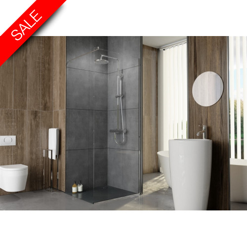 Hansgrohe - Bathrooms - RainFinity Shower Holder Set 100 1Jet With Shower Hose 125cm
