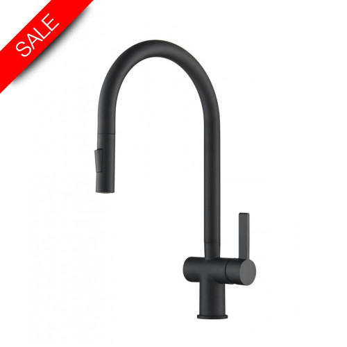 Just Taps - Vos Pull Out Sink Mixer, Single Lever
