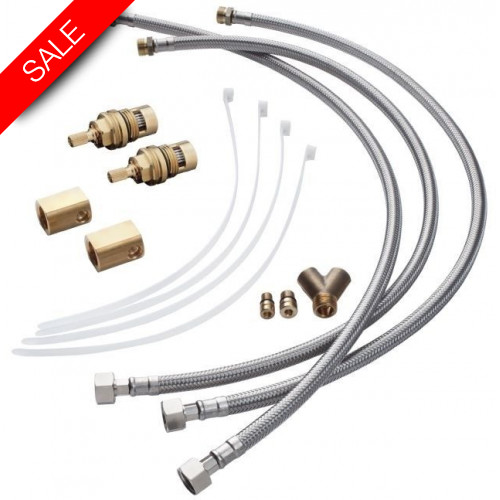 Hansgrohe - Bathrooms - Hose Extension Set For 3-Hole Basin Mixer