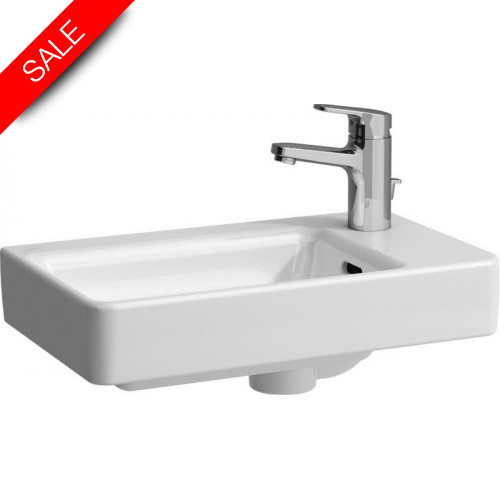 Laufen - Pro Asymmetric Small Washbasin 480 x 280mm 0TH RH