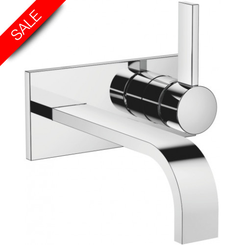 MEM Wall-Mounted Single-Lever Basin Mixer With Cover Plate
